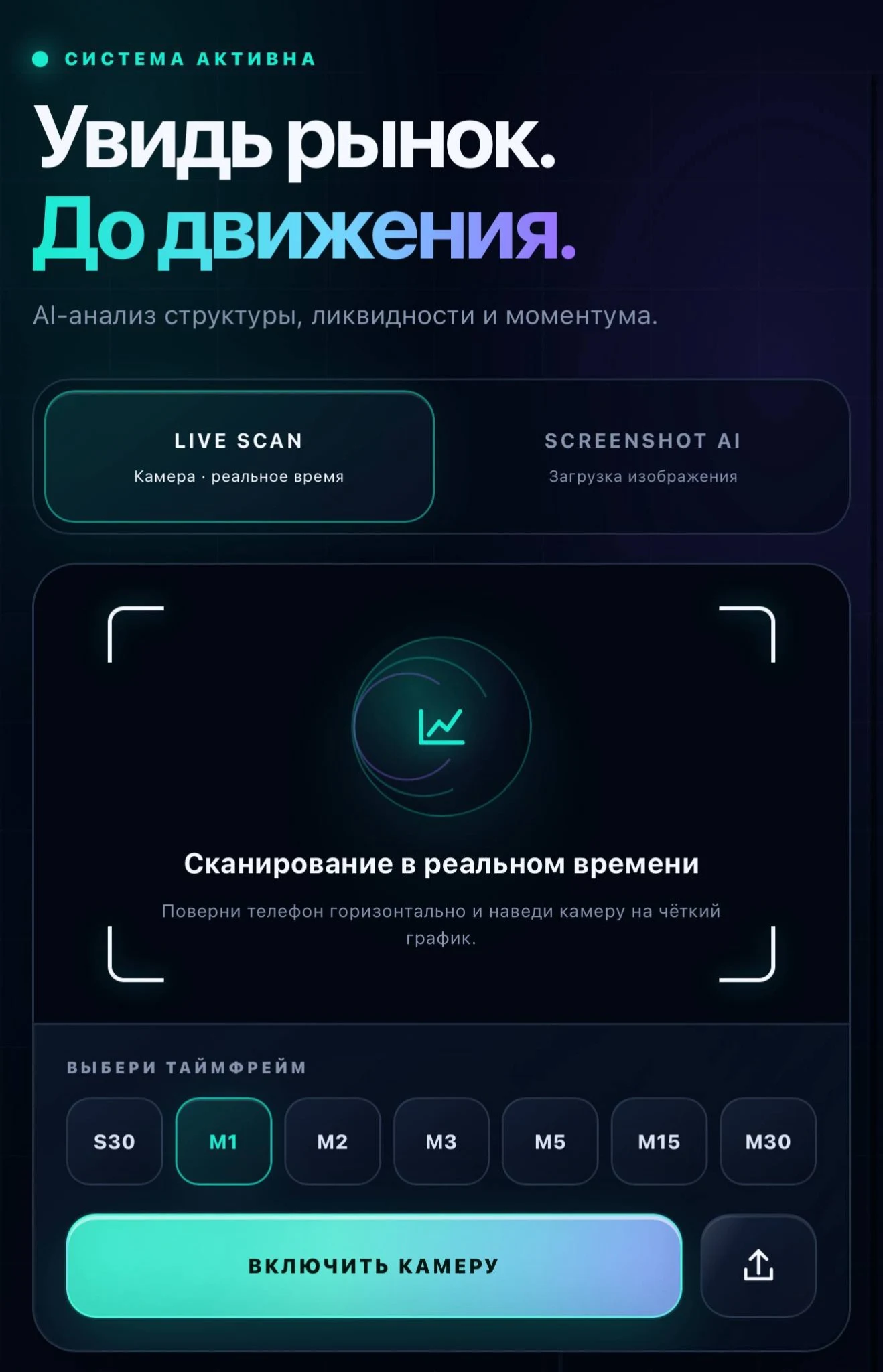 PRIME Scanner: аналіз графіка через камеру